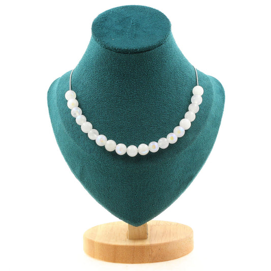 Moonstone Beads Necklace | Women's Fashion 