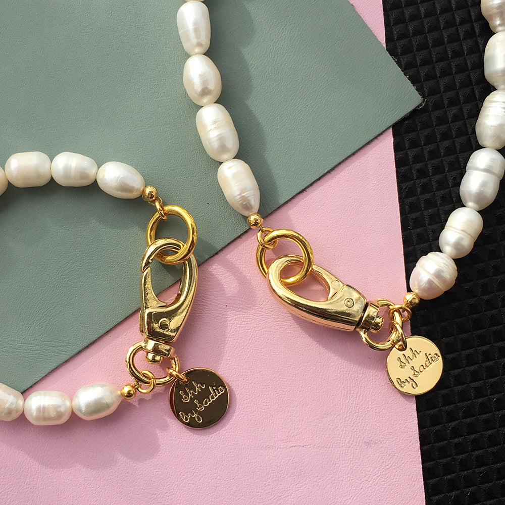 LateurGo Pearl Hardware Necklace