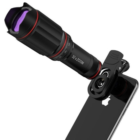 LateurGo Ultra Crystal HD 32x Zoom Telescope - Mobile Phone Camera Lens Set