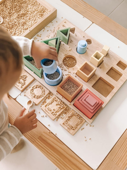 Kids Toys | QToys 3D Sorting and Nesting Board