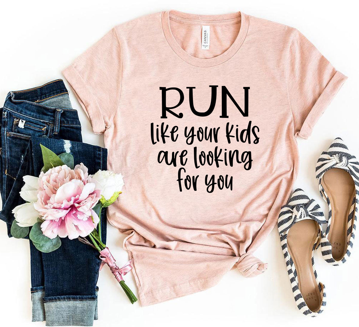 Run Like Your Kids Are Looking For You Shirt