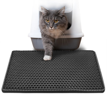 LateurGo Cat Litter Mat for Trapping Kitty Litter