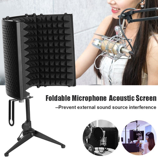 Microphone Isolation Shield Studio Mic Sound 