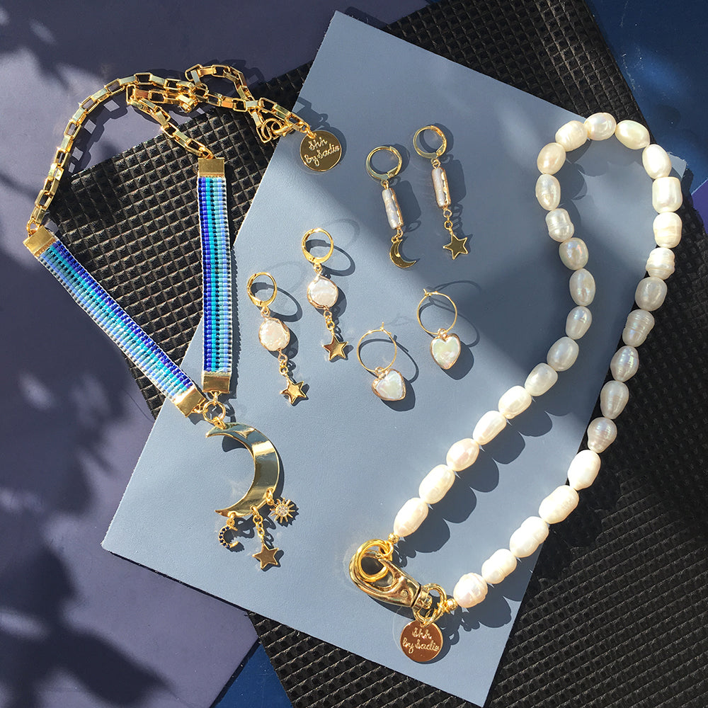 LateurGo Pearl Hardware Necklace