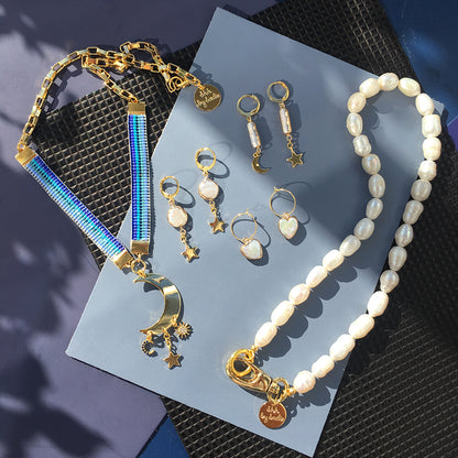 LateurGo Pearl Hardware Necklace
