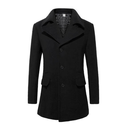 Men's Wool Blend Coat | Stylish Outerwear