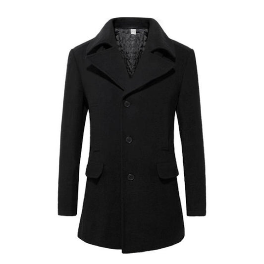 Men's Wool Blend Coat | Stylish Outerwear