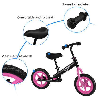 LateurGo kids balance bike, pedal-free and height-adjustable for easy learning