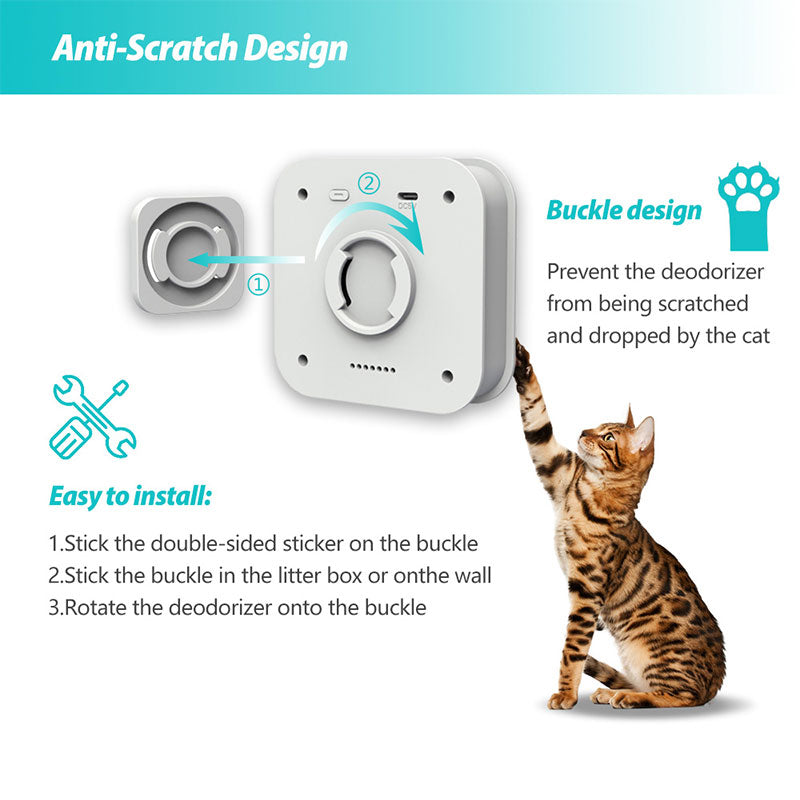 Smart Cat Odor Purifier | Litter Box Deodorizer 