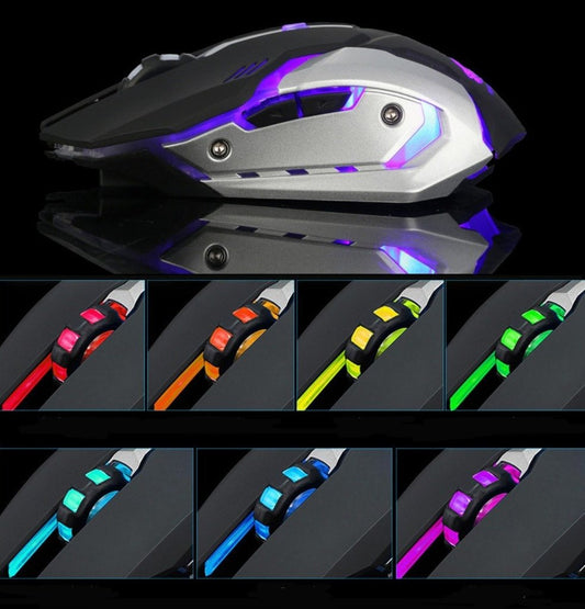 LateurGo Ninja Dragon Stealth 7 Wireless Silent LED Gaming Mouse