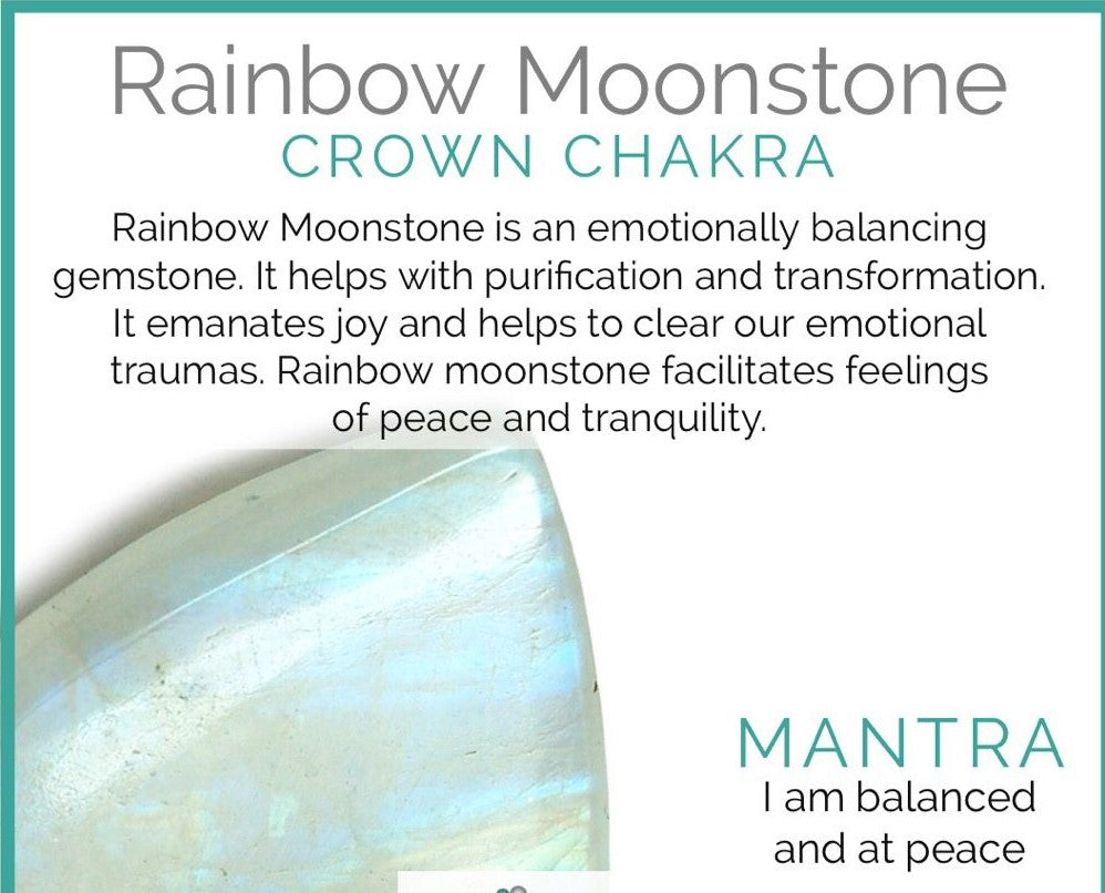 Rainbow Moonstone & Quartz Bracelet | LateurGo