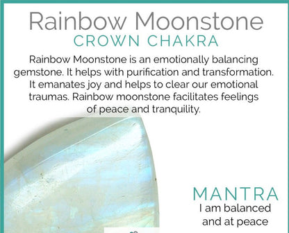 Rainbow Moonstone & Quartz Bracelet | LateurGo