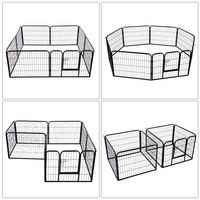 LateurGo PawHut PawsPlay Heavy Duty Metal Pet Playpen