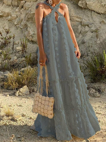 Solid Ball Tassel Dress | Party & Beach Wear Dresses