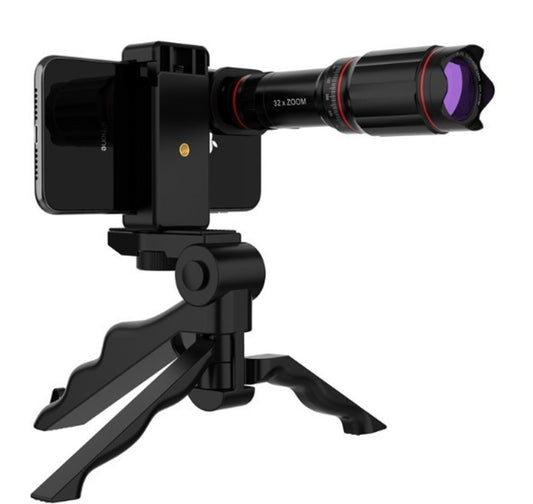 LateurGo Ultra Crystal HD 32x Zoom Telescope - Mobile Phone Camera Lens Set