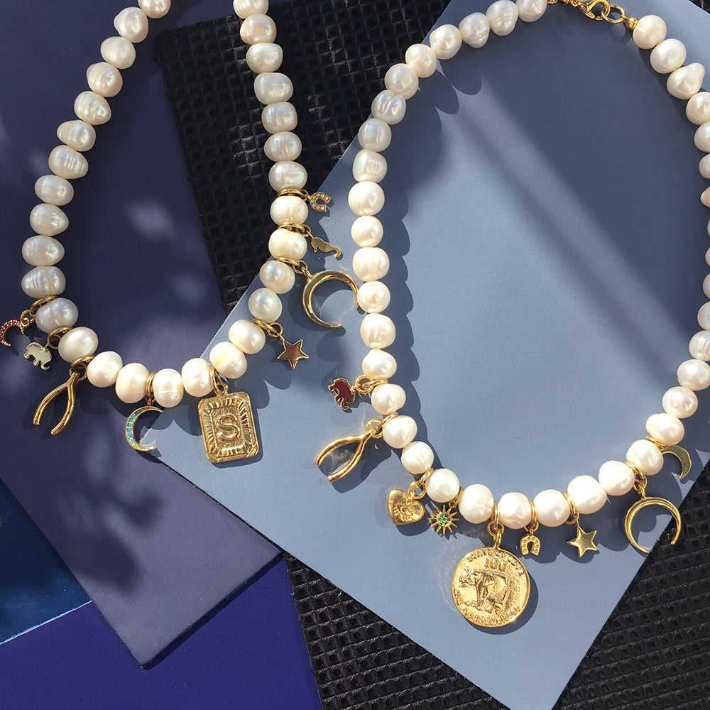 Lucky Charm Pearl Necklace | Elegant Jewelry