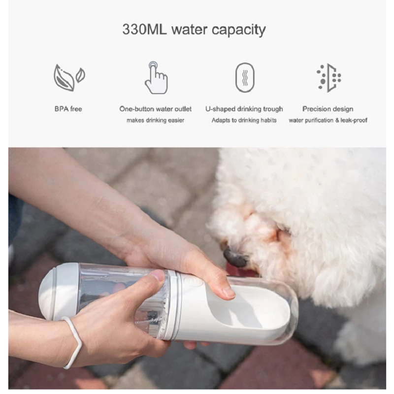 LateurGo Outdoor Travel Pet Water Dispenser - Pet Dog Cat Water Bottle