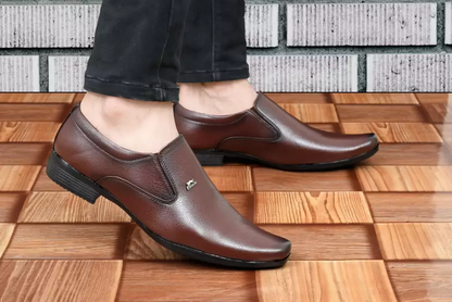 Men's Brown Slip-On Formal Shoes