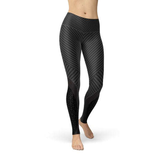 LateurGo Women's Carbon Fiber Sports Leggings - High Performance Activewear