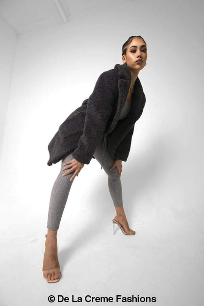 LateurGo Jacqueline oversized teddy coat, perfect for winter warmth and style