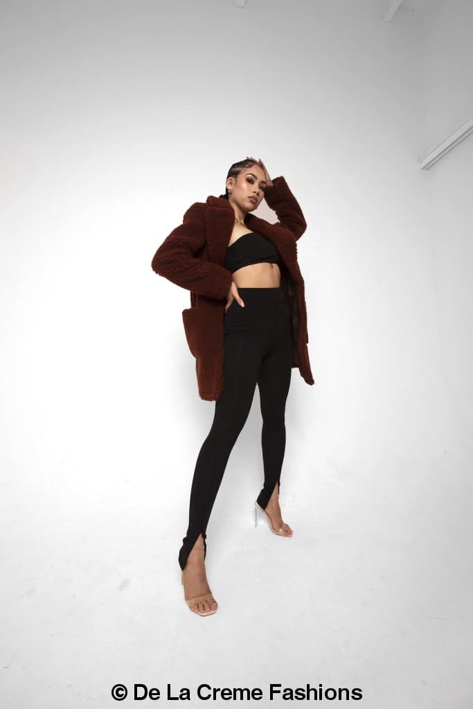 LateurGo Jacqueline oversized teddy coat, perfect for winter warmth and style