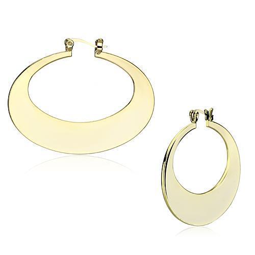 Golden Radiance Iron Earrings