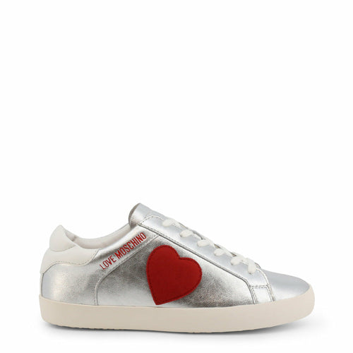 Stylish & Comfortable Silver Heart Sneakers | LateurGo