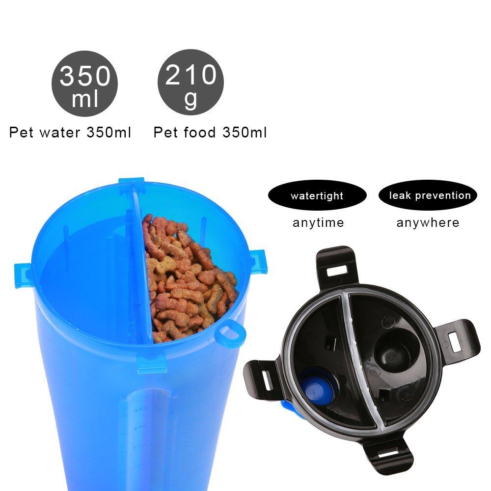 2 in 1 Dog Drinking Water Bottle with Bowls | Pet Supplies and Accessories by LateurGo 