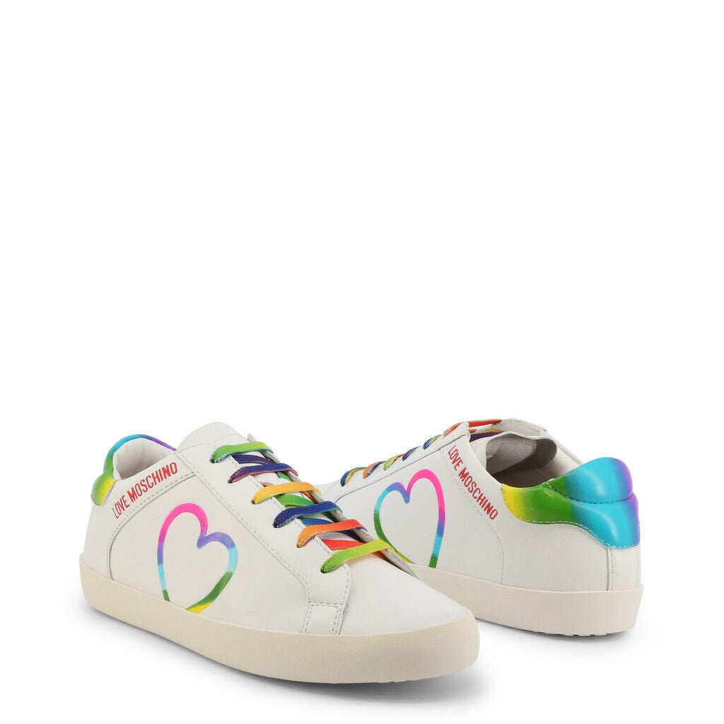 Stylish Shoes Collection | Rainbow Heart Sneakers 