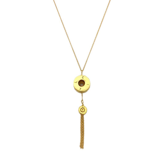 LateurGo Bullet Tassel Necklace for a Trendy Look