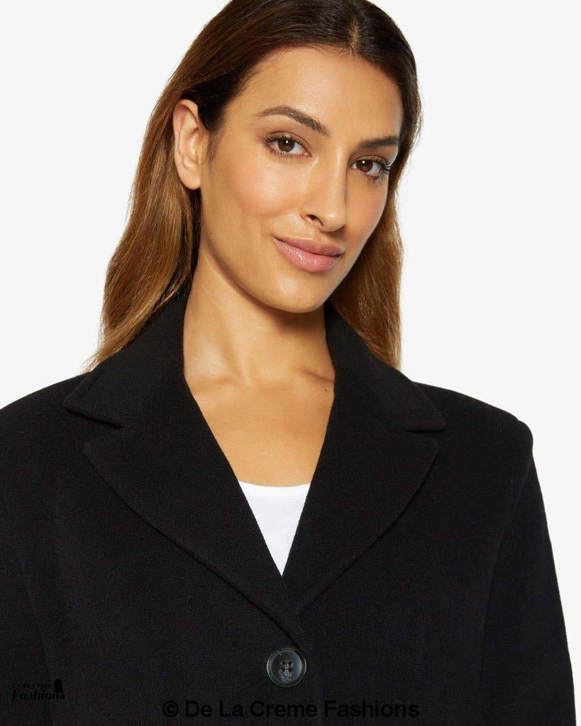 Slim Fit Wool Blend Maxi Coat | Overcoat for Women