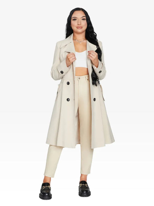 Online Double Breasted Trench Coat for Women | LateurGo 