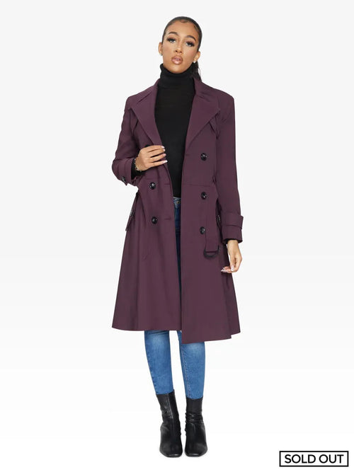 Online Double Breasted Trench Coat for Women | LateurGo 