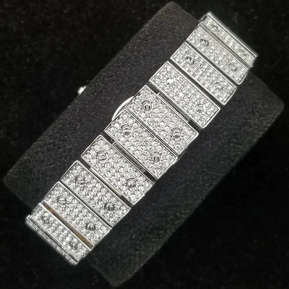 LateurGo Waterproof Full Diamond Men's Watch